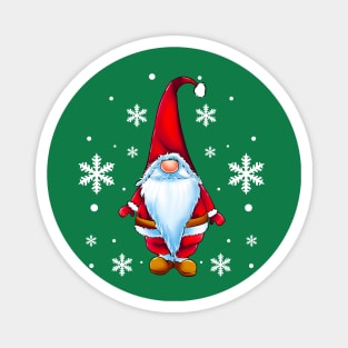 Santa Claus Gnome Merry Christmas Xmas Magnet